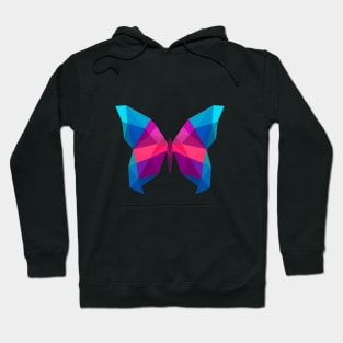 MINIMALIST LOW POLY BUTTERFLY Hoodie